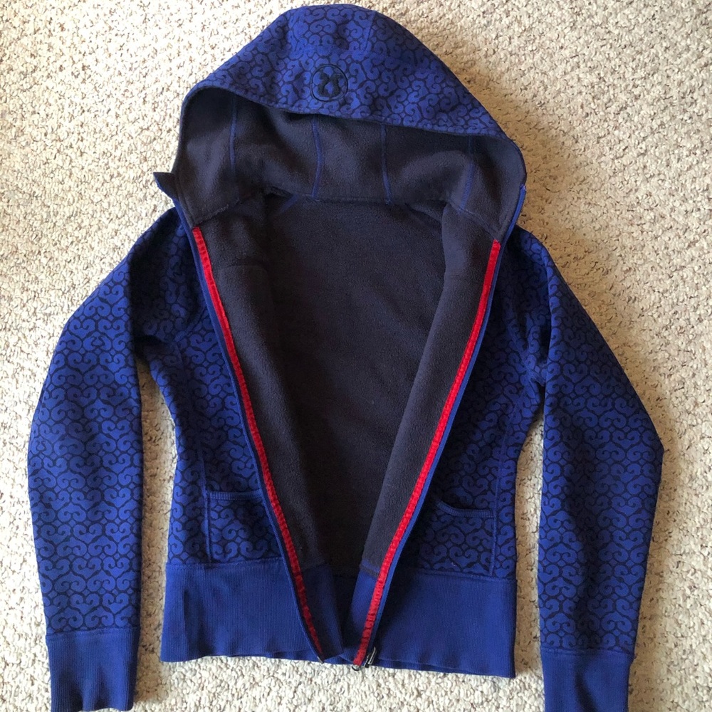 Lululemon Scuba Hoodie Full Zip Sweatshirt Blue